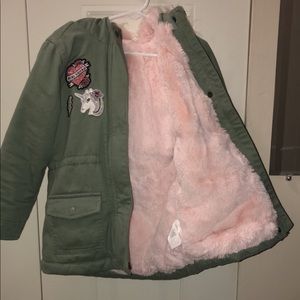 Toddler winter parka coat